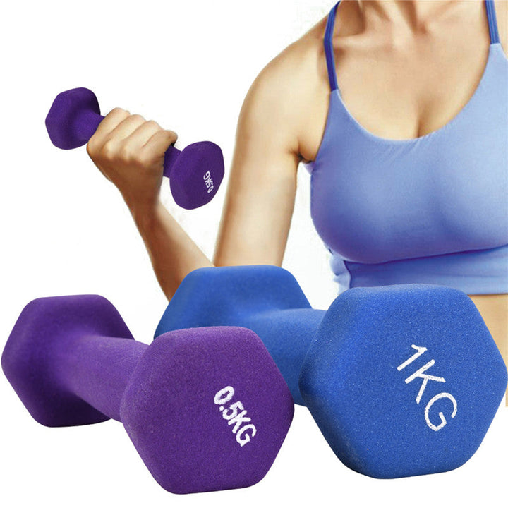 Enhance Your Fitness Journey with Our Household Dipped Matte Dumbbell