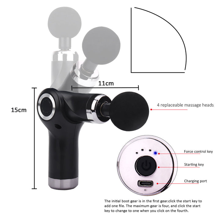 Unlock the Power of Relaxation with the Muscle Relaxant Electric Impact Gun Massage Stick
