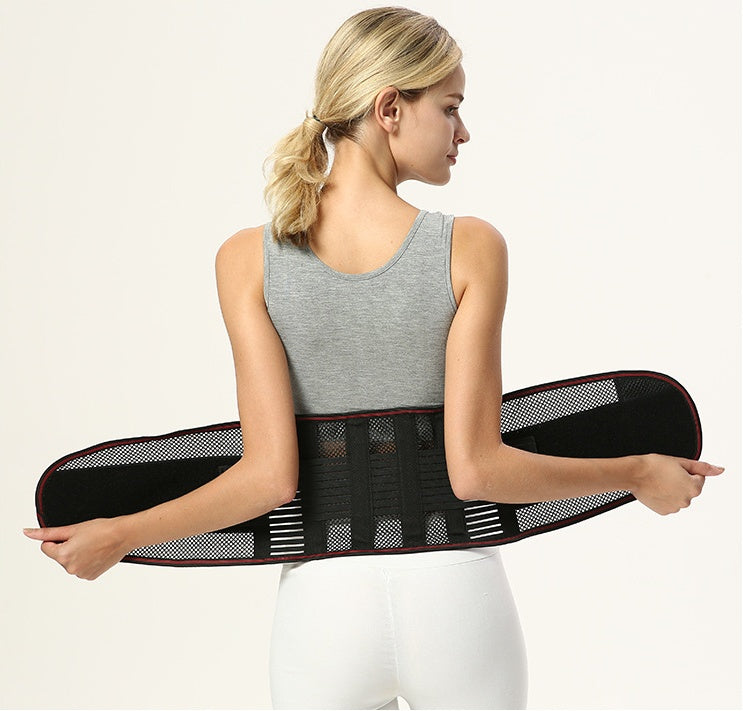 Lumbar Steel Support Belt for Lower Back Pain Relief