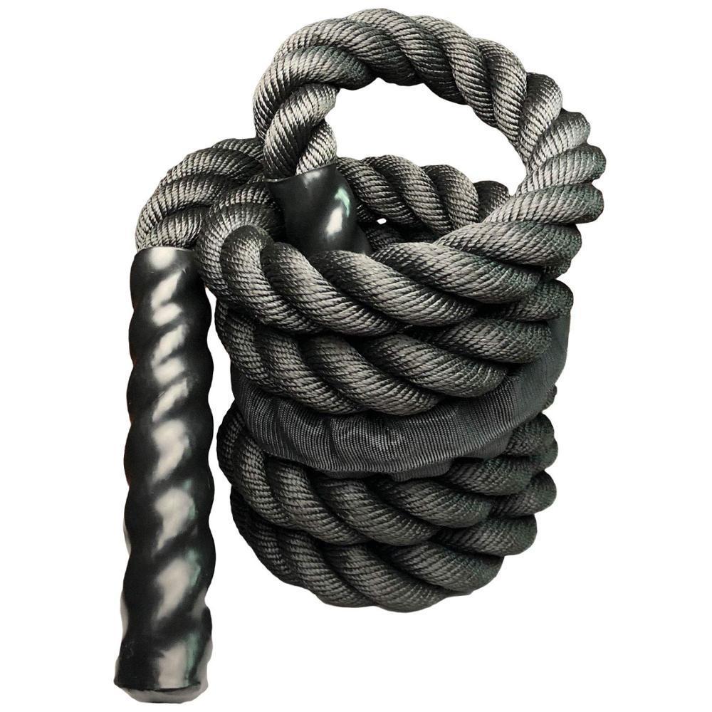Heavy-Duty Triple-Strand Weighted Jump Rope For Fitness Training