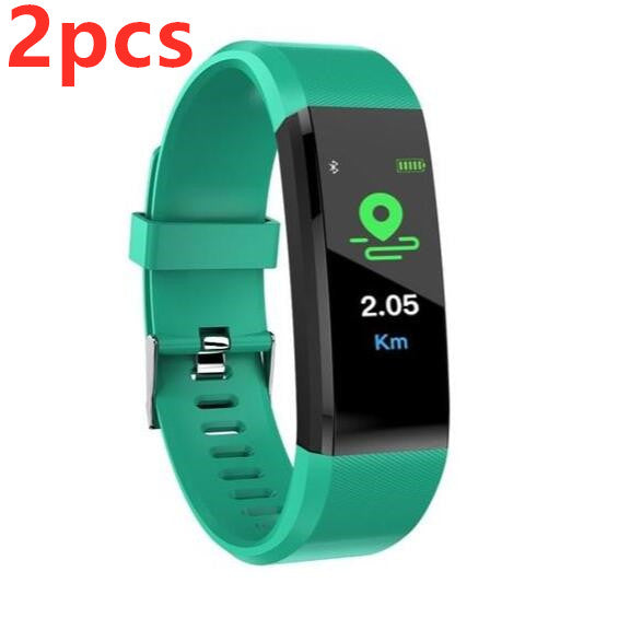 Bluetooth Smart Bracelet With Heart Rate Activity Fitness Tracker