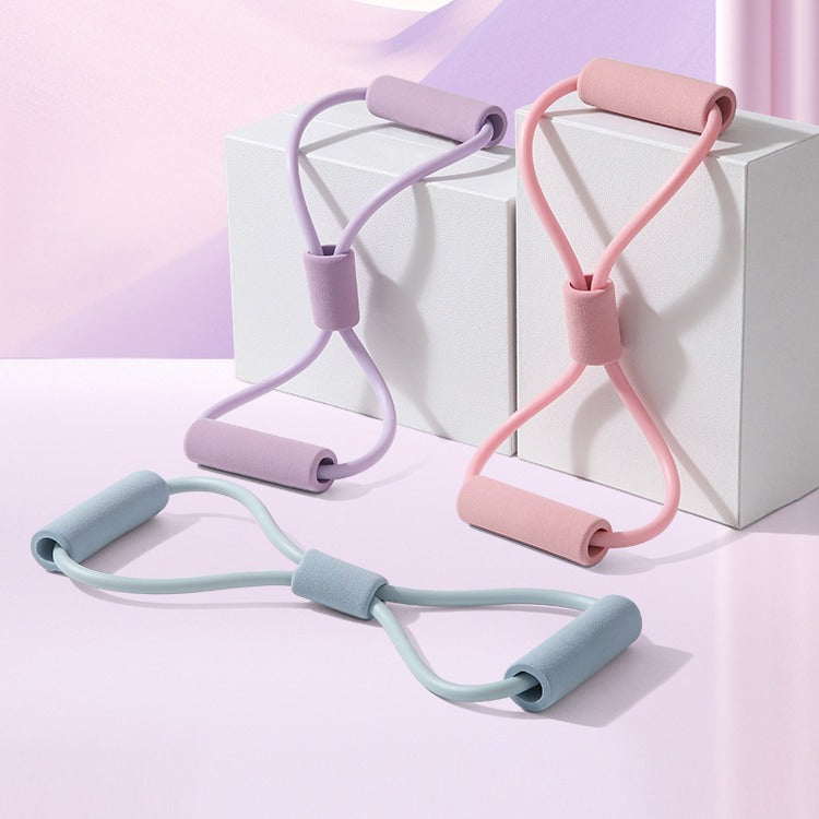 Yoga And Pilates Resistance Bands For Back And Upper Body Training