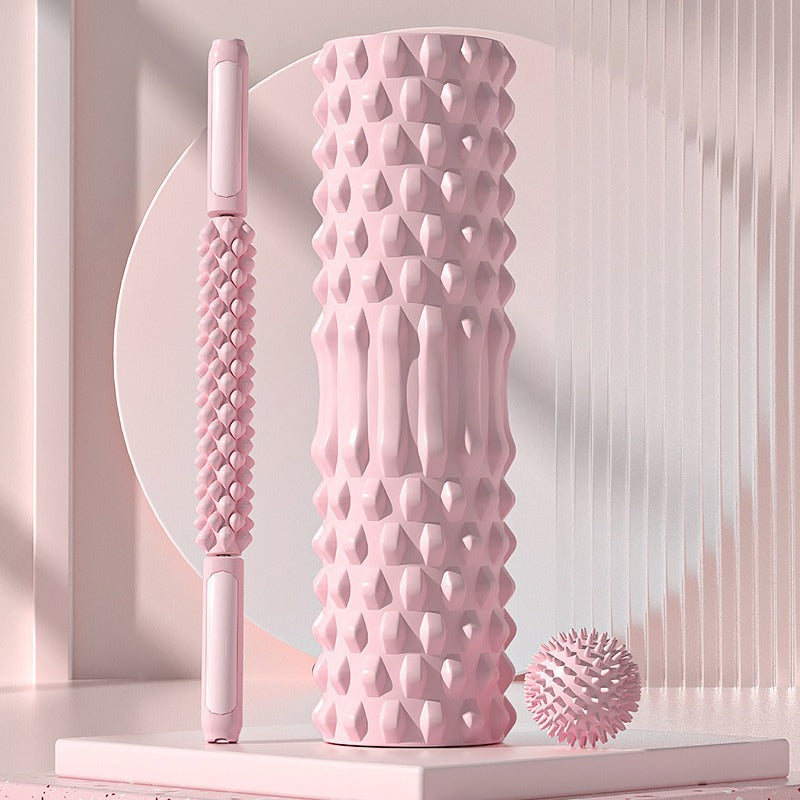 Crescent Hollow PP Foam Roller Muscle-relaxing Tool
