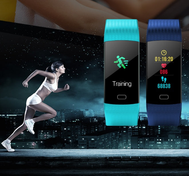 Smart Band Watch With Color Screen Heart Rate Fitness Tracker