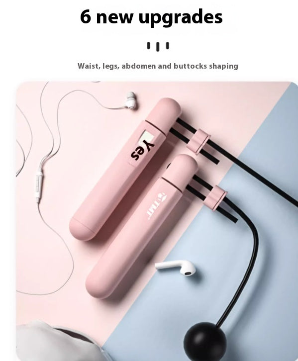 Electronic Counting Of Weight Burning And Weight Loss In Cordless Jumping Rope
