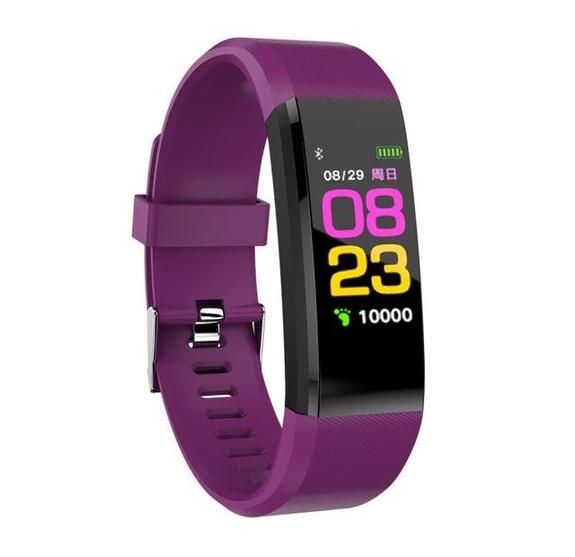 Bluetooth Smart Bracelet With Heart Rate Activity Fitness Tracker