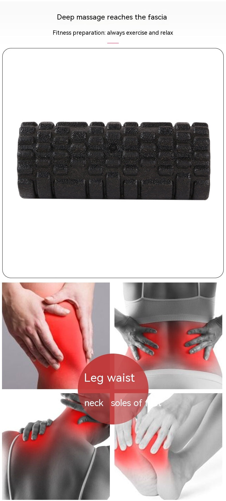 Hollow Sports Foam Roller Balance Bar Foam Roller Pilates Column