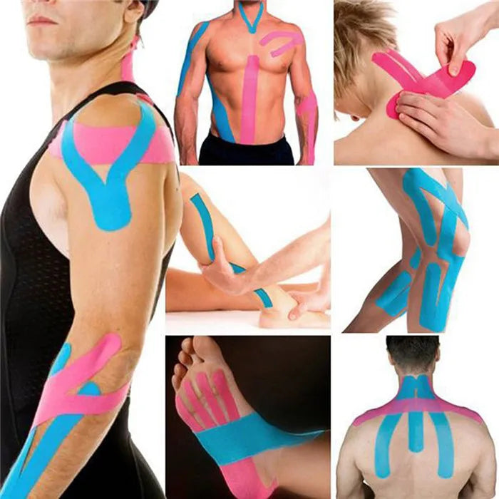Waterproof Kinesiology Tape – Elastic Athletic Support for Sports & Recovery