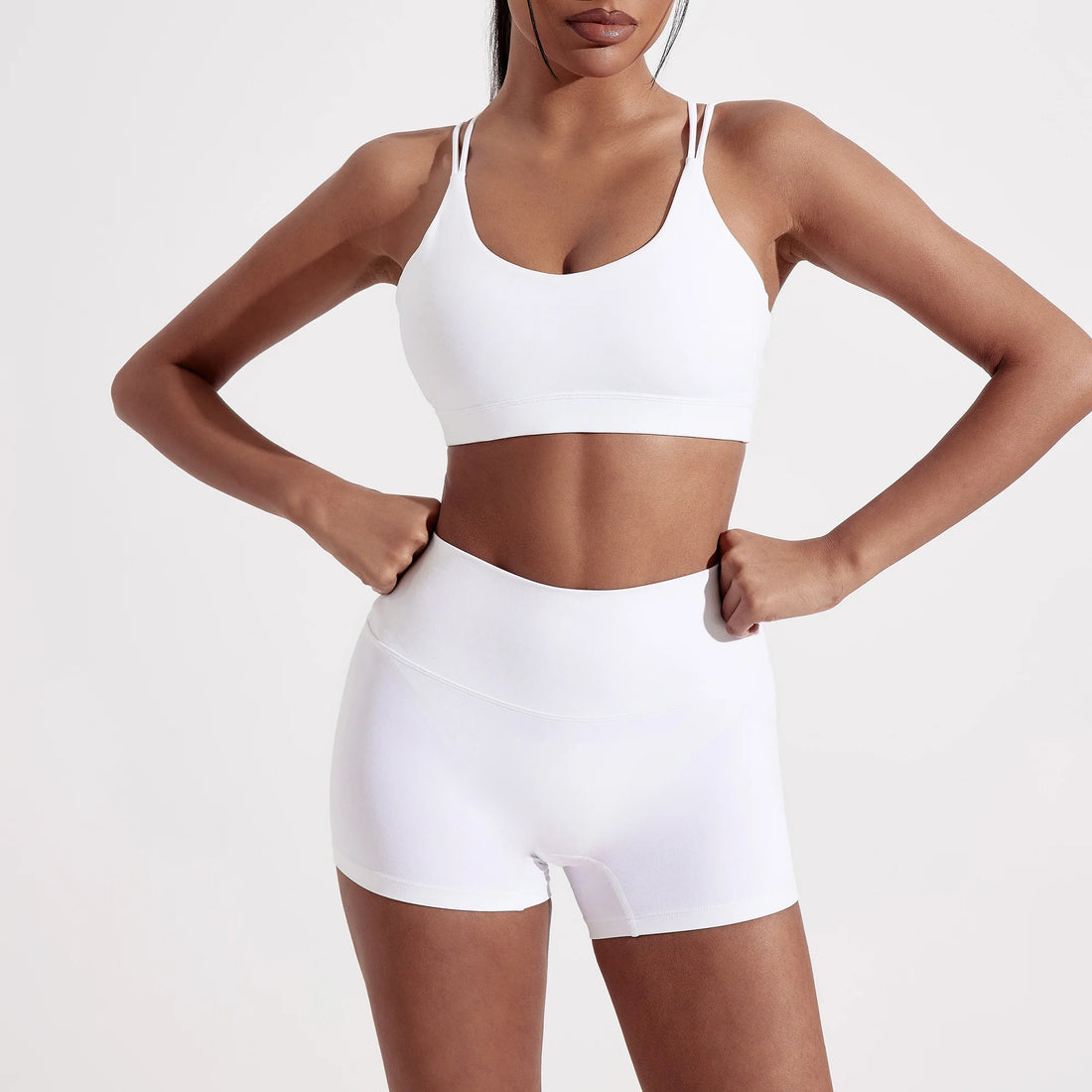 Cross-Back Sports Bra – High Support Gym & Yoga Top