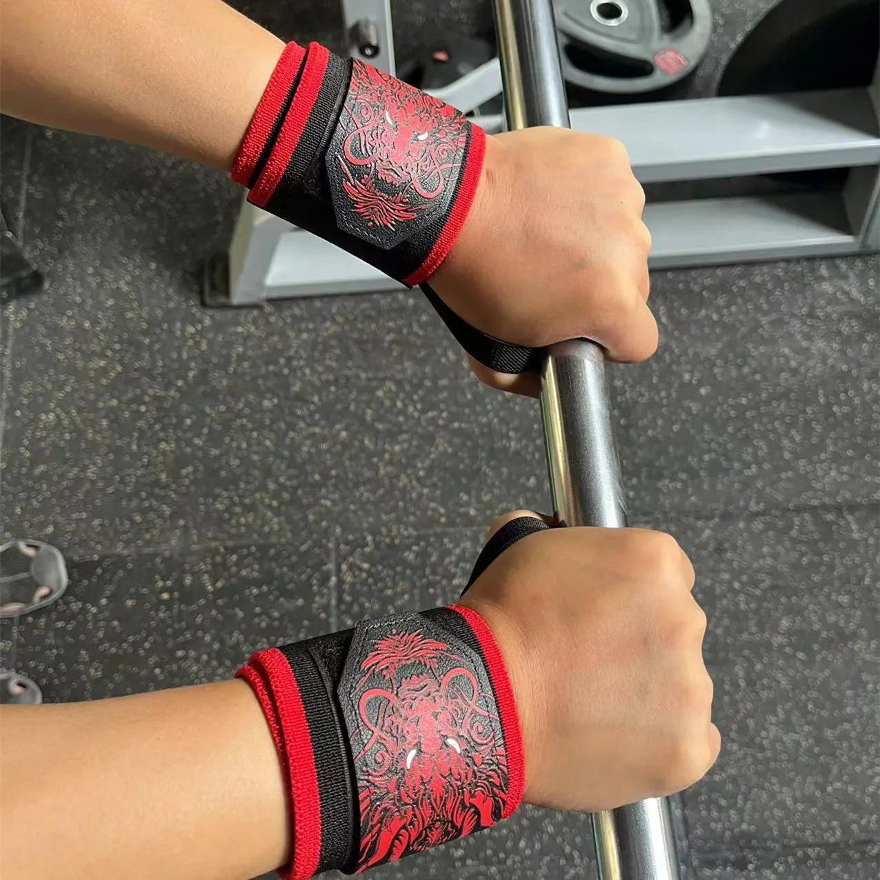Chinese Dragon Wrist Wraps