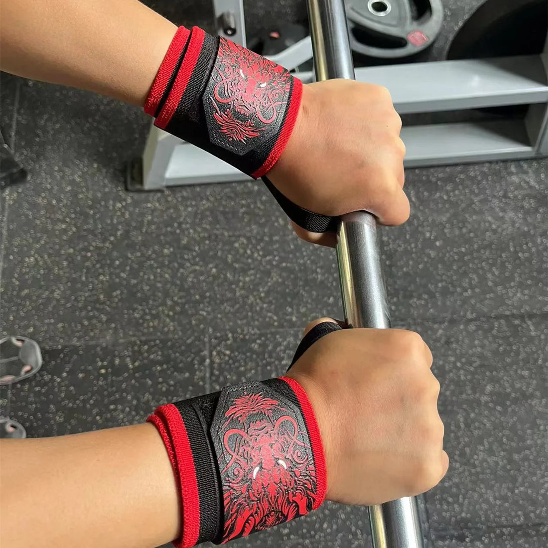 Chinese Dragon Wrist Wraps