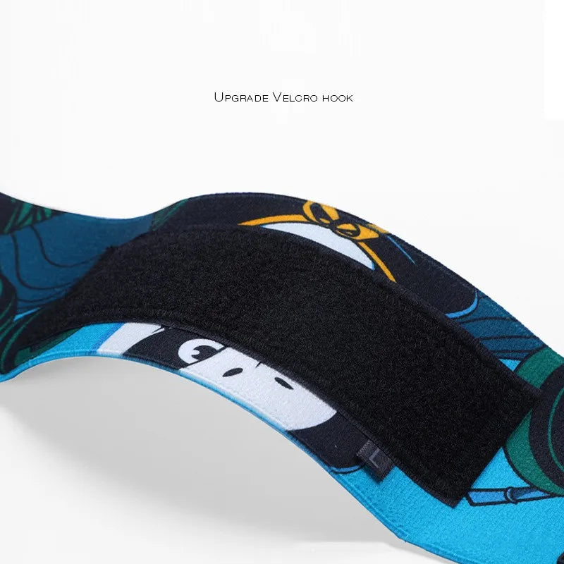 Panda Wrist Wraps – Elastic Support with Thumb Loop for Weightlifting & Pull-Ups