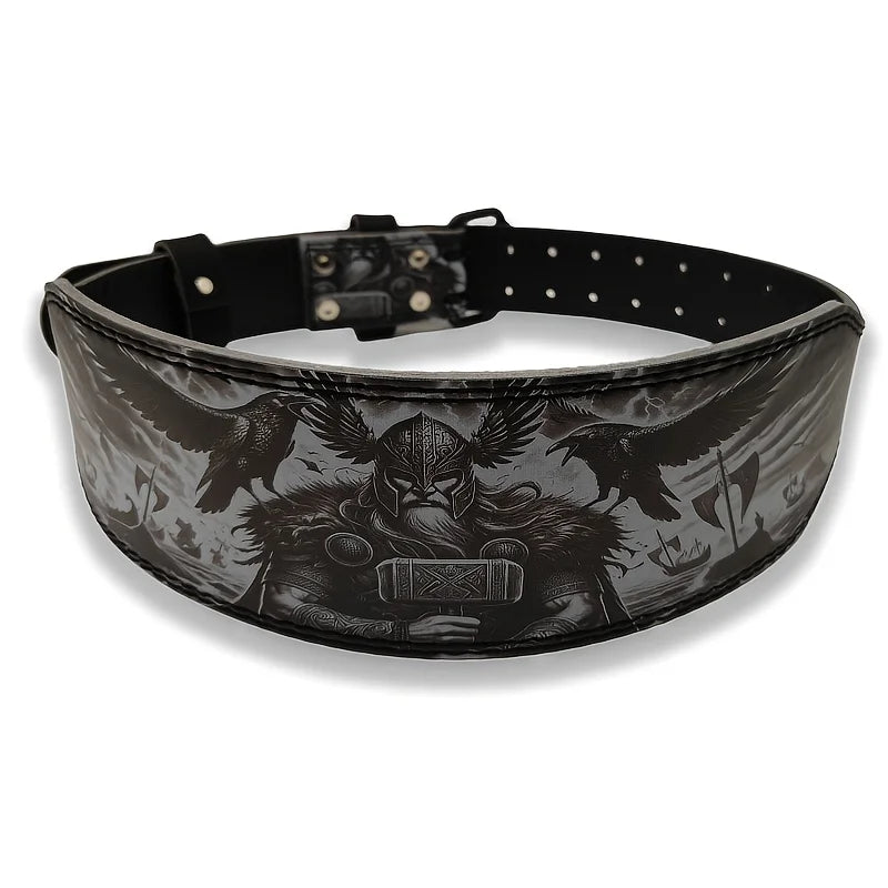 Mythology Weightlifting Belt – PU Leather Waist Support for Men & Women