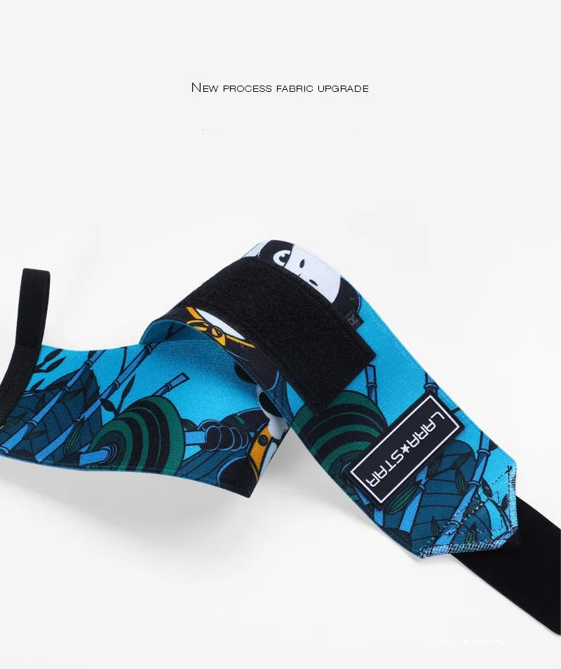 Panda Wrist Wraps – Elastic Support with Thumb Loop for Weightlifting & Pull-Ups