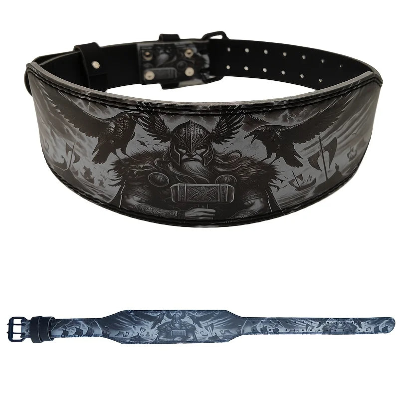 Mythology Weightlifting Belt – PU Leather Waist Support for Men & Women