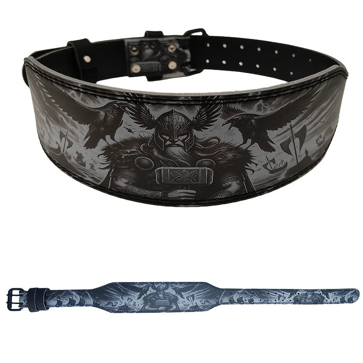 Mythology Weightlifting Belt – PU Leather Waist Support for Men & Women