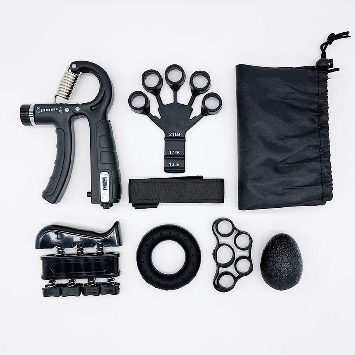 Hand Grip Strengthener Kit – Finger Exercise & Rehabilitation Training Tool