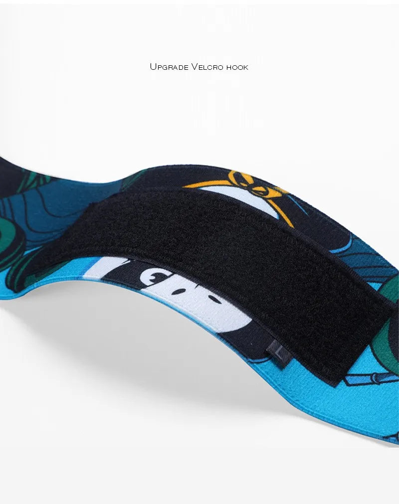 Panda Wrist Wraps – Elastic Support with Thumb Loop for Weightlifting & Pull-Ups