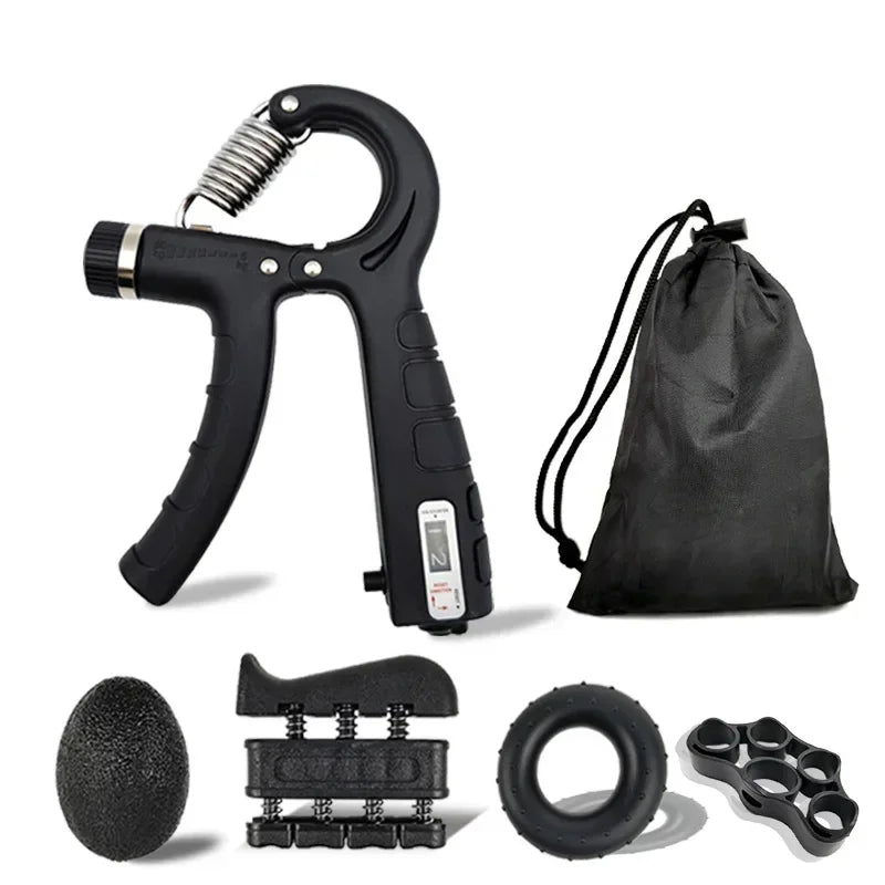 Hand Grip Strengthener Kit – Finger Exercise & Rehabilitation Training Tool