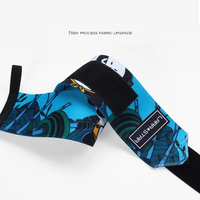 Panda Wrist Wraps – Elastic Support with Thumb Loop for Weightlifting & Pull-Ups