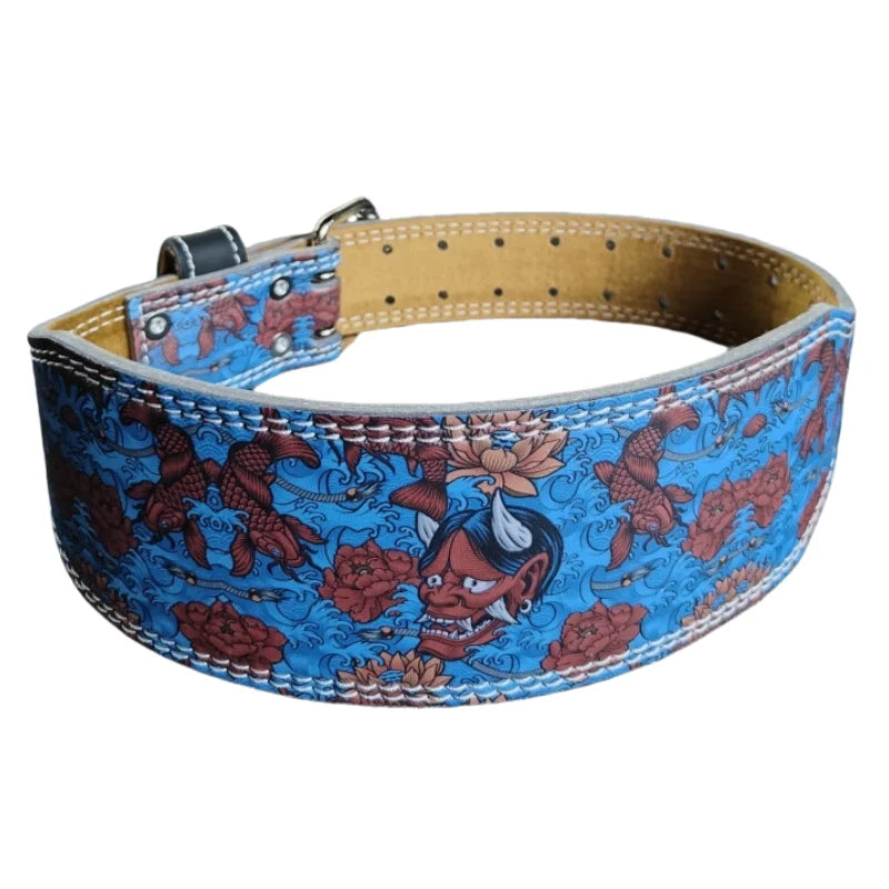 Demon Weightlifting Belt – PU Leather Waist Support for Men & Women