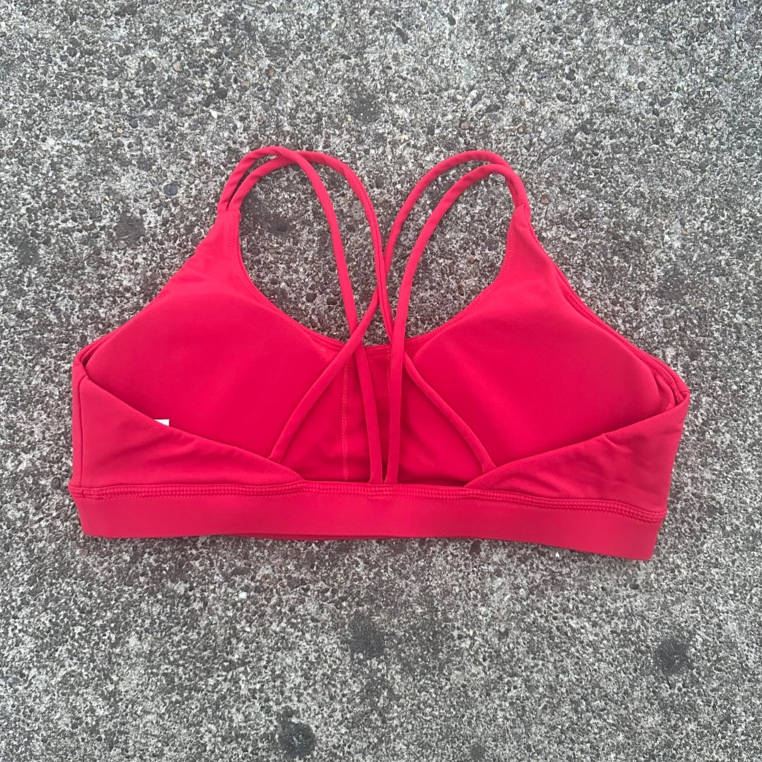 Cross-Back Sports Bra – High Support Gym & Yoga Top