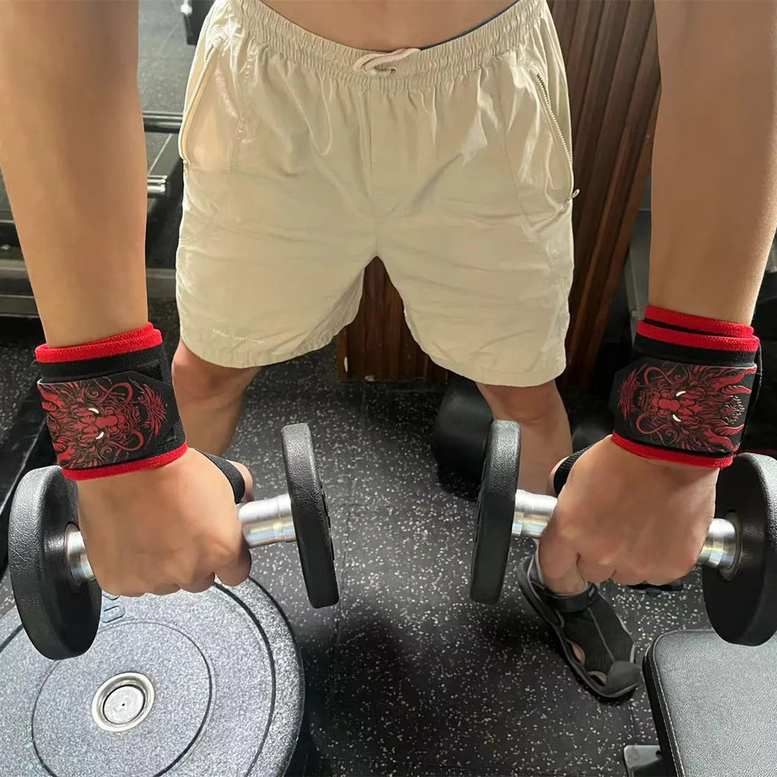 Chinese Dragon Wrist Wraps