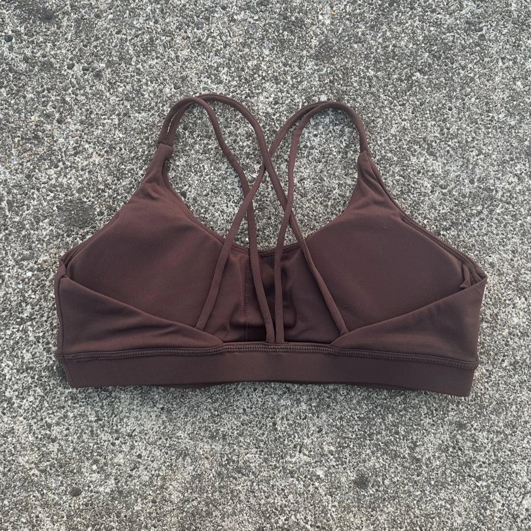 Cross-Back Sports Bra – High Support Gym & Yoga Top