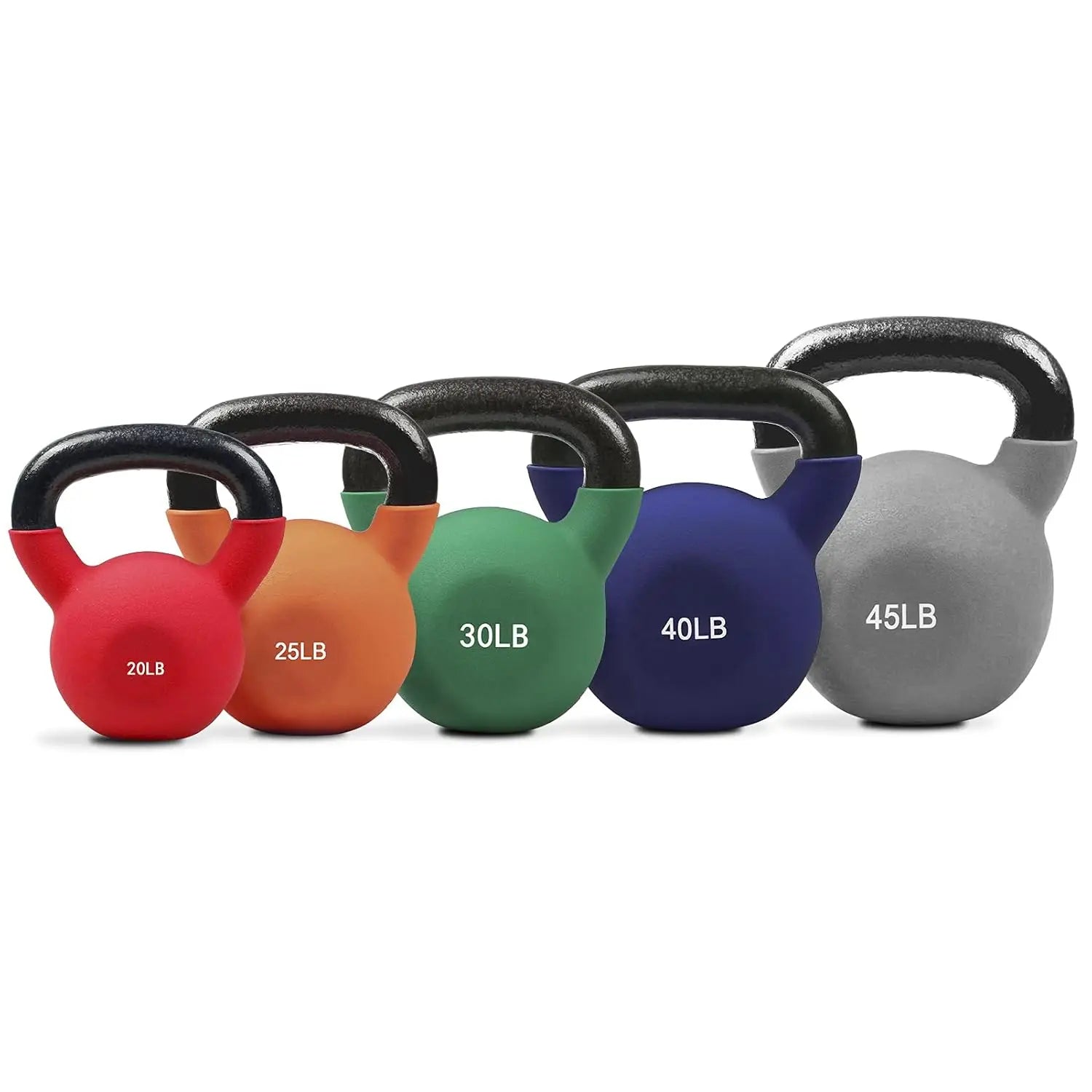 Neoprene Coated Cast Iron Kettlebell