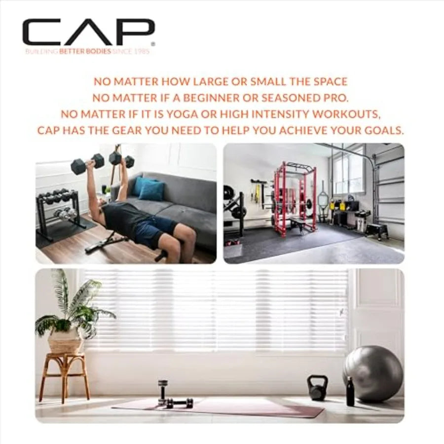 Cast Iron Hex Dumbbell Pair – 25 lb | Home Gym Strength Training