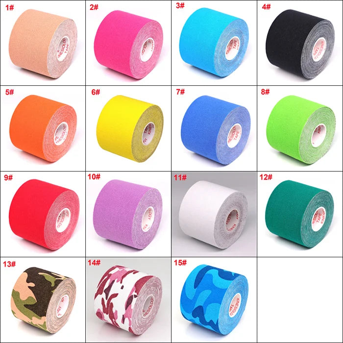 Waterproof Kinesiology Tape – Elastic Athletic Support for Sports & Recovery