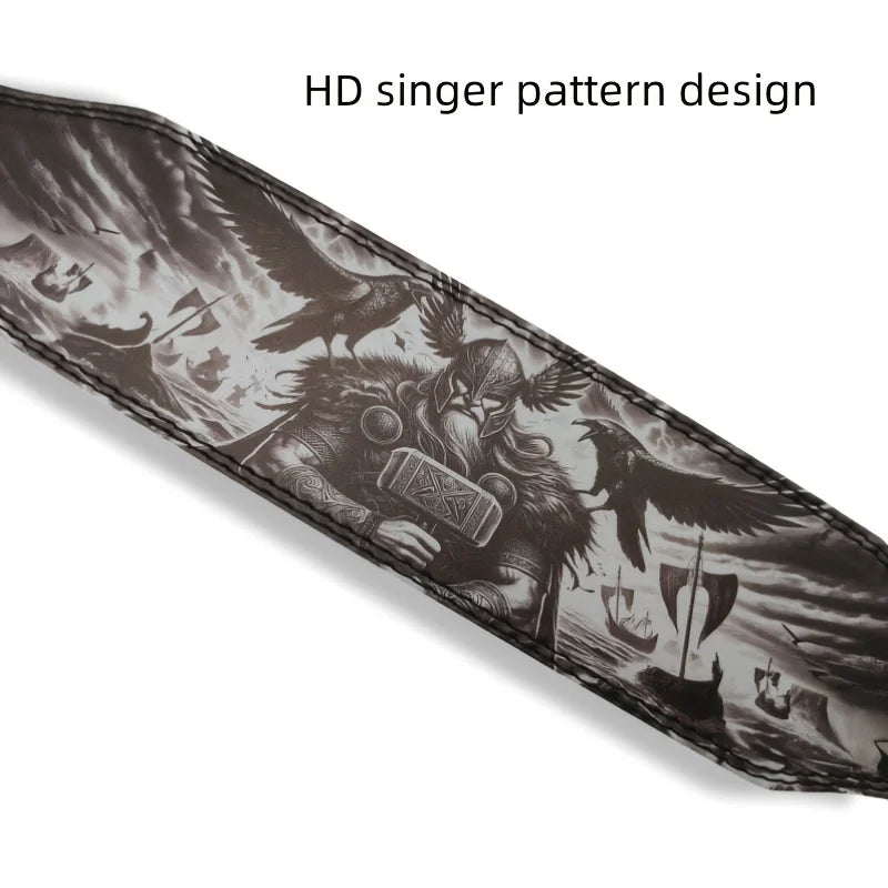 Mythology Weightlifting Belt – PU Leather Waist Support for Men & Women