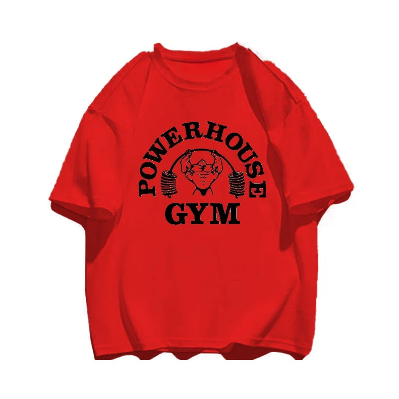 Weightlifting Print Cotton T-Shirt – Men's Gym Tee