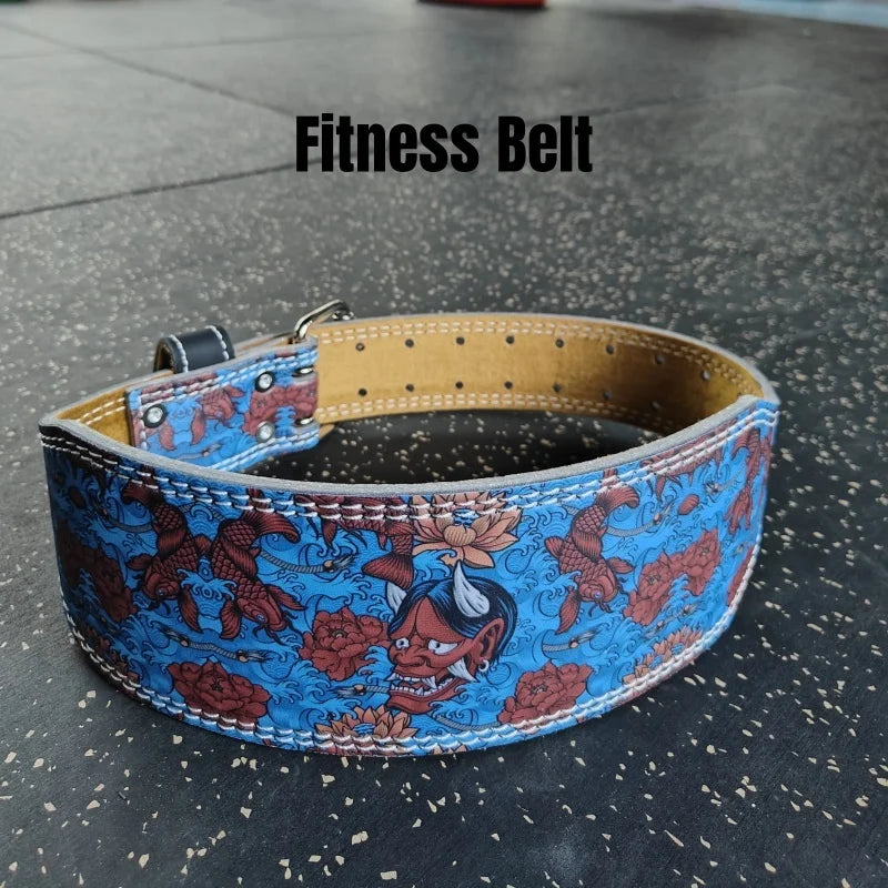 Demon Weightlifting Belt – PU Leather Waist Support for Men & Women