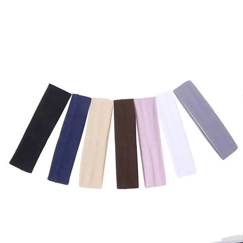 7-Pack Elastic Sports Headbands – Stretchy Sweatbands for Fitness, Yoga, Running & Cycling