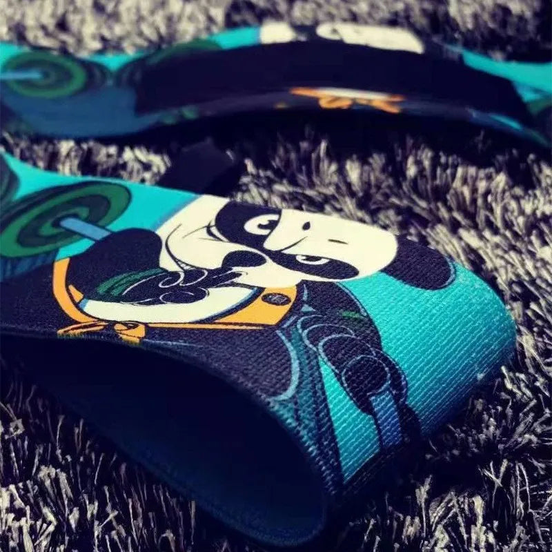 Panda Wrist Wraps – Elastic Support with Thumb Loop for Weightlifting & Pull-Ups