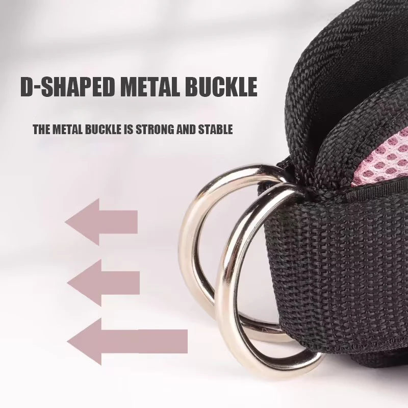 Ankle Straps Resistance Bands Set – Elastic Fitness Bands for Glutes, Legs & Gym Workouts