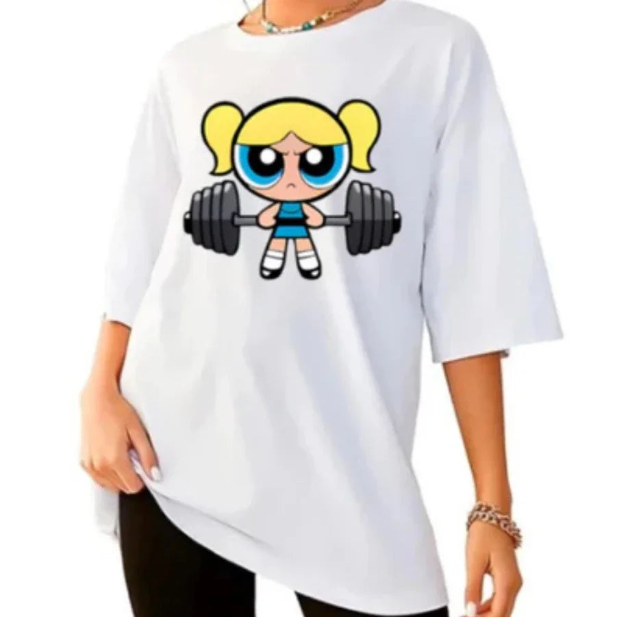 Women's Gym Fitness T-Shirt – Breathable Cotton Workout Tee