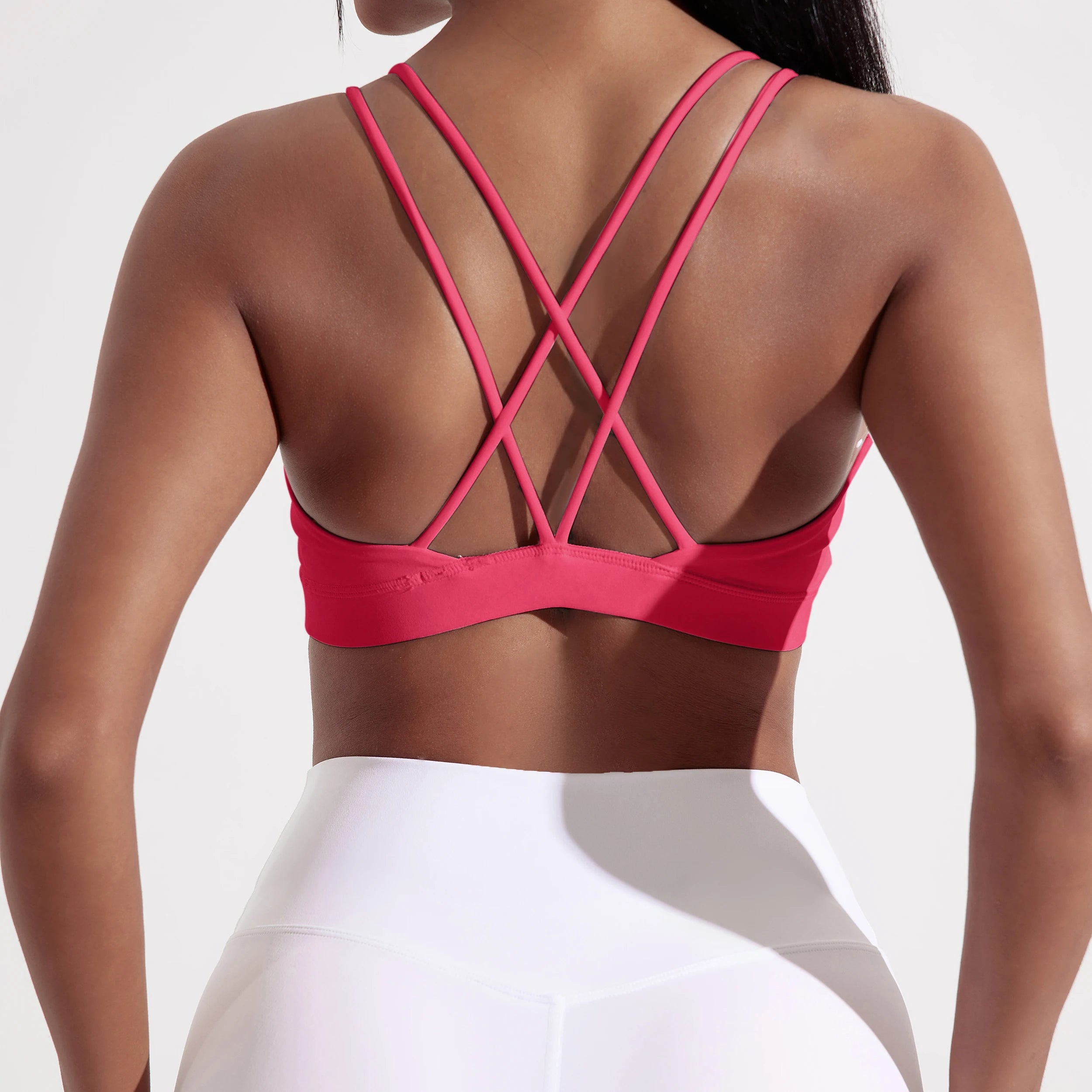 Cross-Back Sports Bra – High Support Gym & Yoga Top
