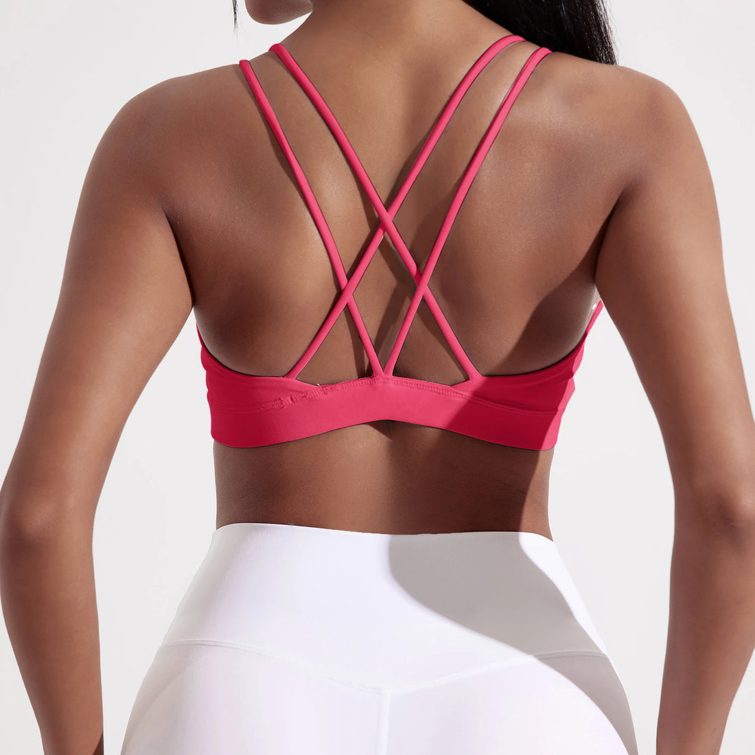 Cross-Back Sports Bra – High Support Gym & Yoga Top