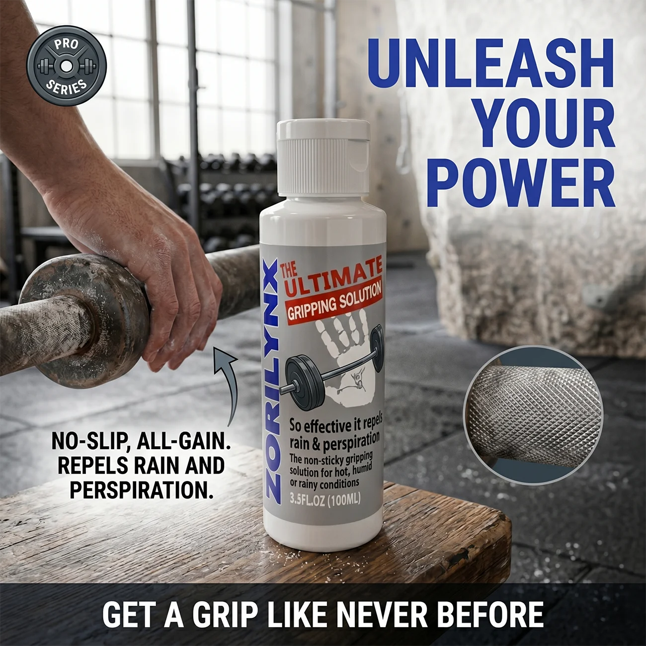 Liquid Chalk – Non-Slip Grip for Lifting, Climbing & Gym Workouts
