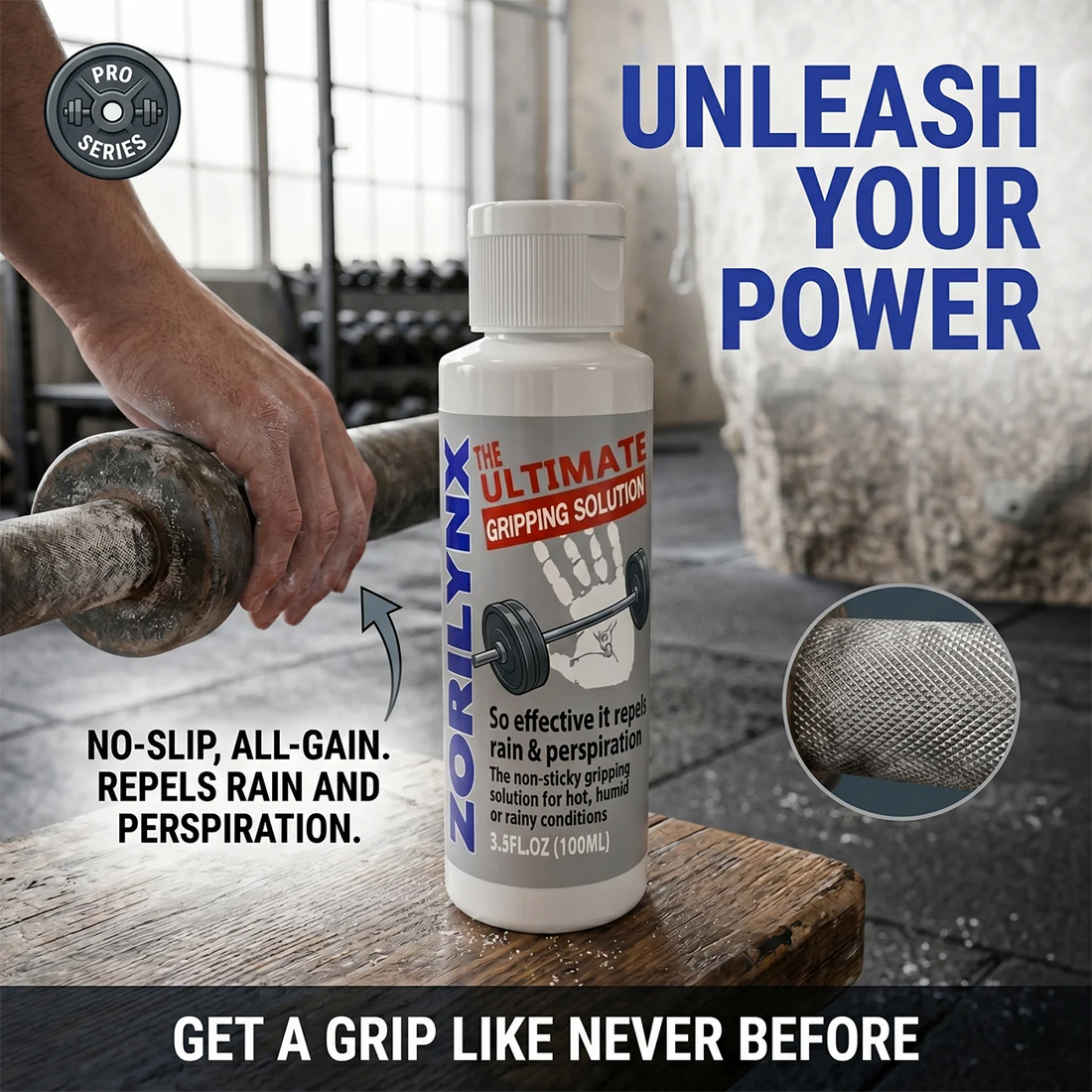Liquid Chalk – Non-Slip Grip for Lifting, Climbing & Gym Workouts