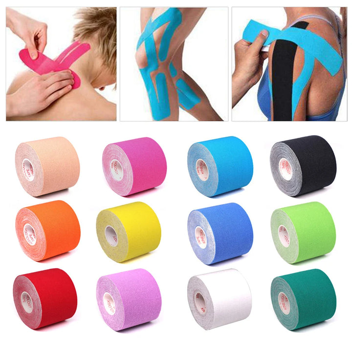 Waterproof Kinesiology Tape – Elastic Athletic Support for Sports & Recovery