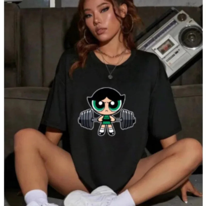 Women's Gym Fitness T-Shirt – Breathable Cotton Workout Tee