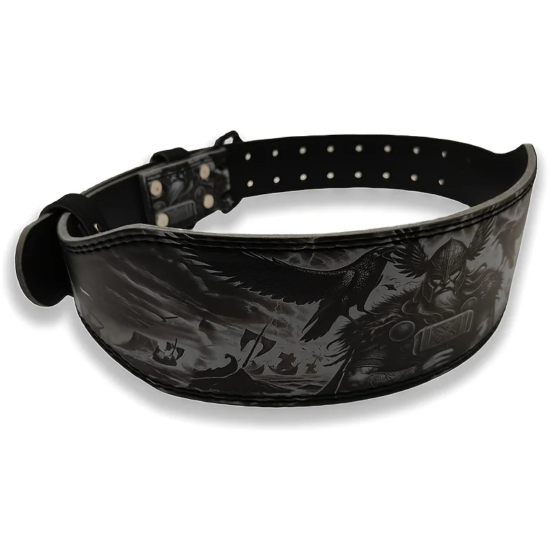 Mythology Weightlifting Belt – PU Leather Waist Support for Men & Women