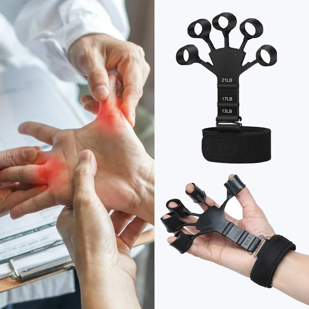 Hand Grip Strengthener Kit – Finger Exercise & Rehabilitation Training Tool
