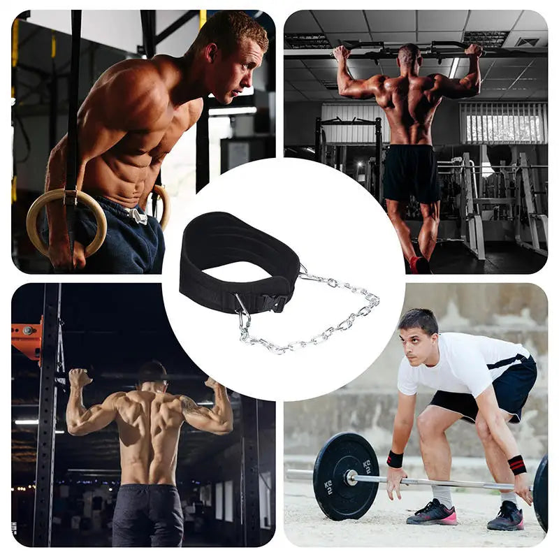 Weighted Dip Belt for Pull-Ups, Dips & Squats
