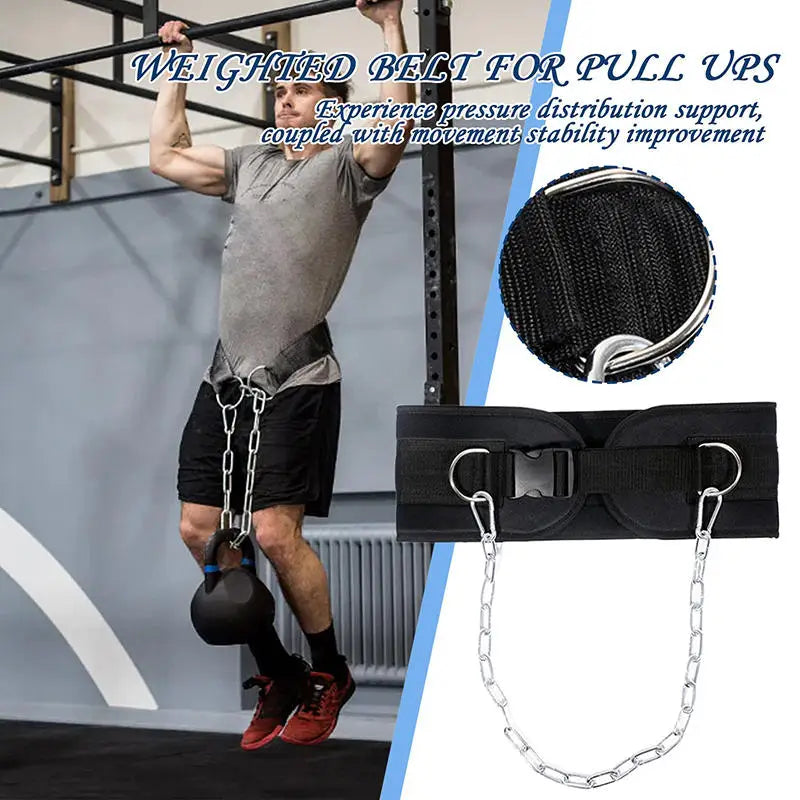 Weighted Dip Belt for Pull-Ups, Dips & Squats