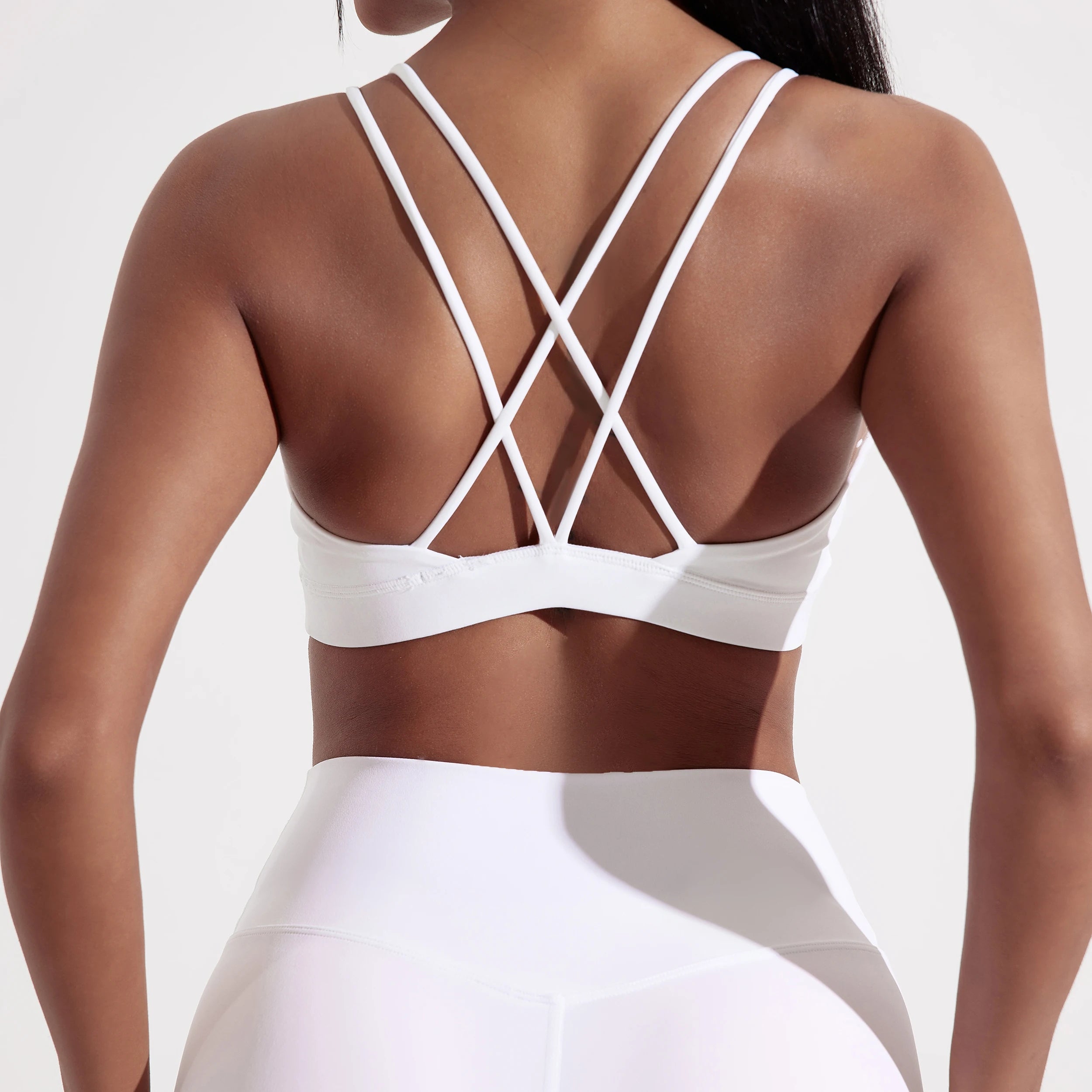 Cross-Back Sports Bra – High Support Gym & Yoga Top