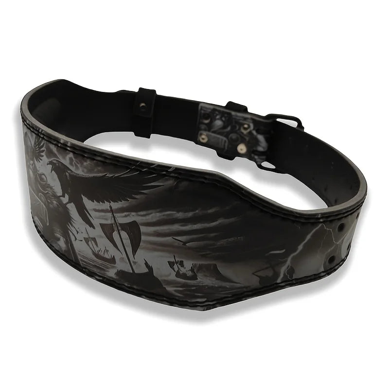 Mythology Weightlifting Belt – PU Leather Waist Support for Men & Women